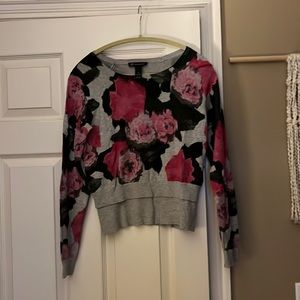 Women’s INC Floral sweater, size medium